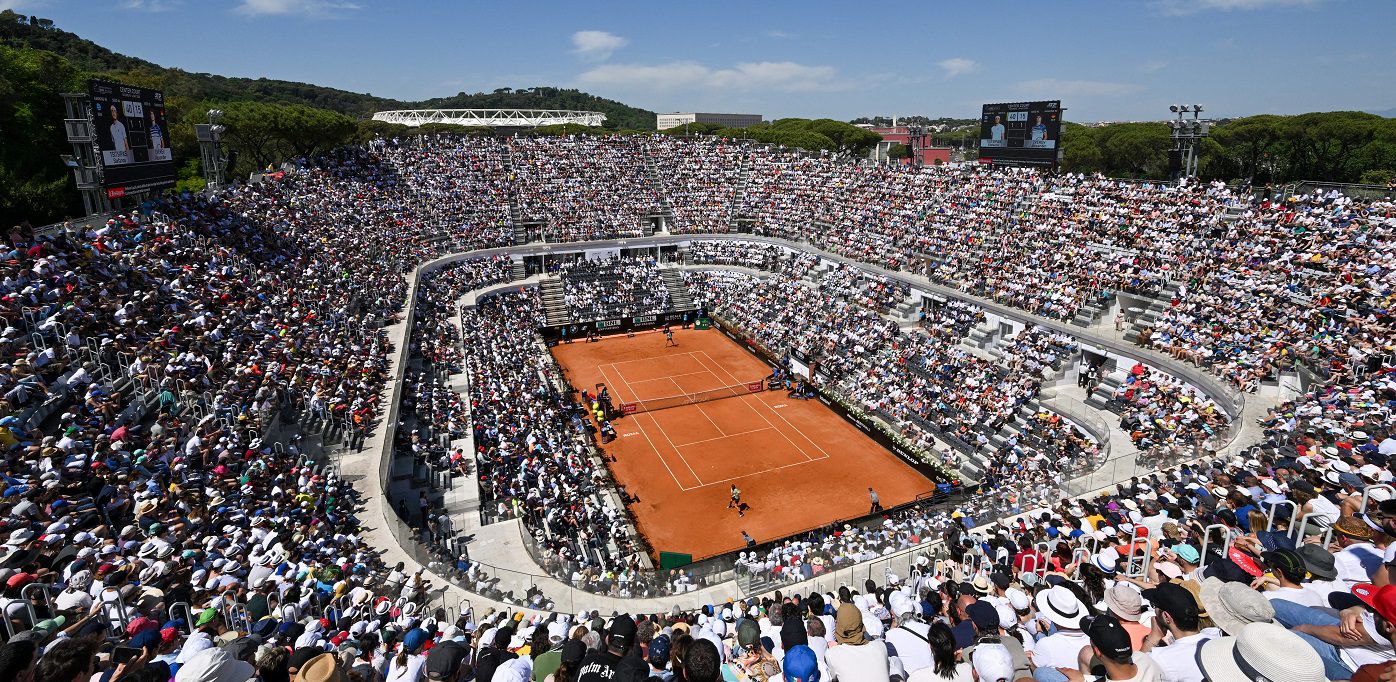 Central court ATP Rome 1000, tennis