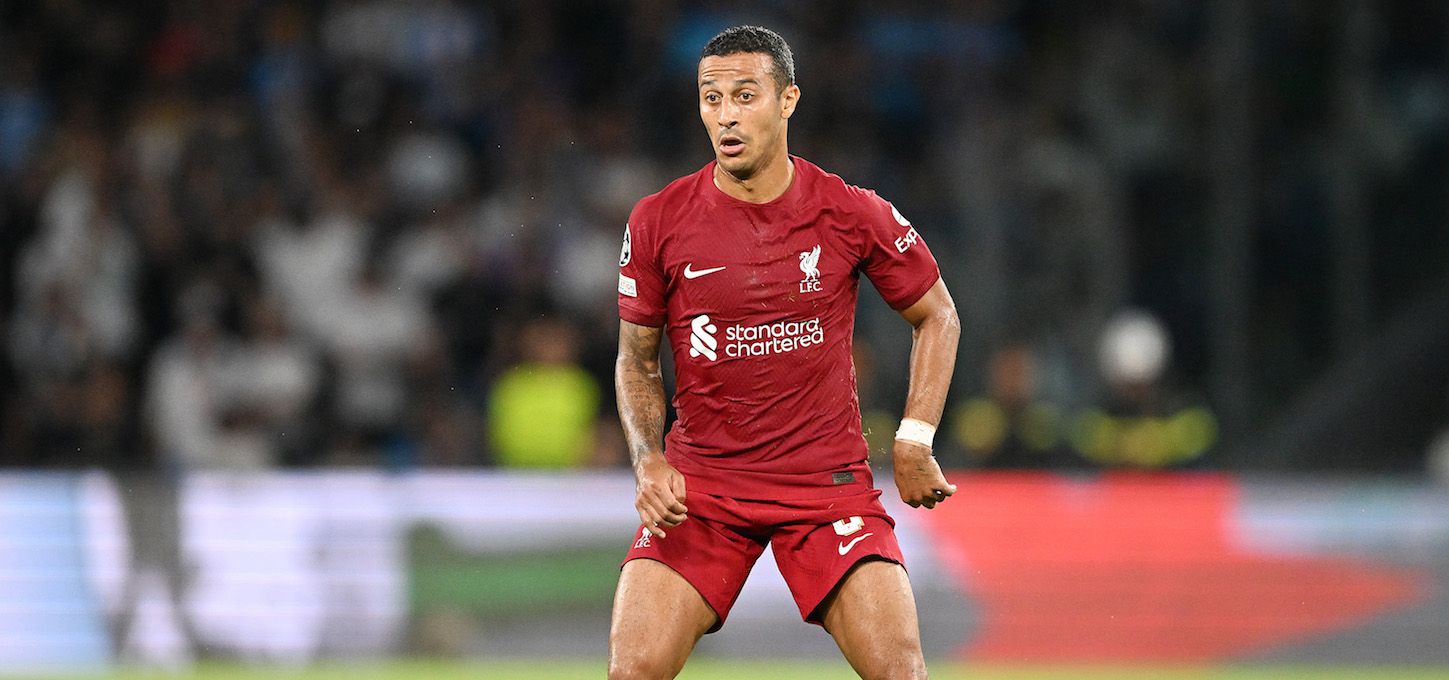 Thiago Alcantara, Liverpool, CL match in Naples