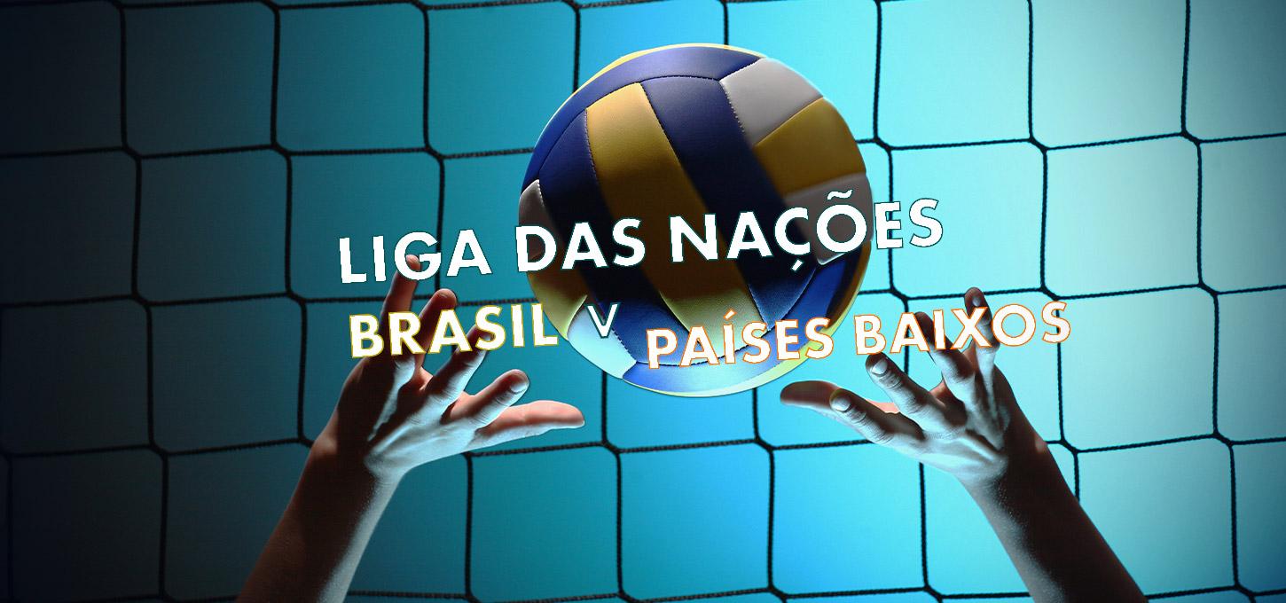 Brasil e Holanda/Países Baixos – Liga das Nações de Vôlei