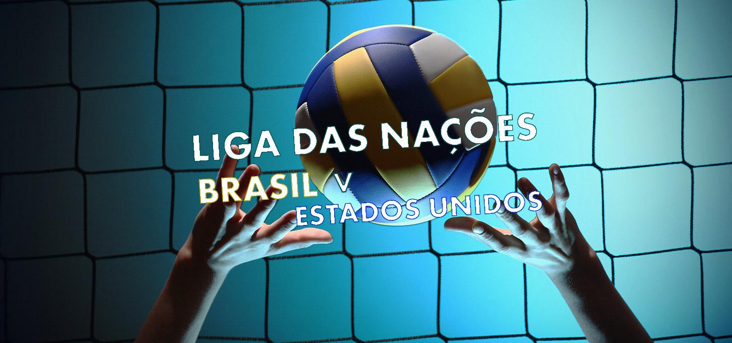 Brasil e Estados Unidos – Liga das Nações de Vôlei