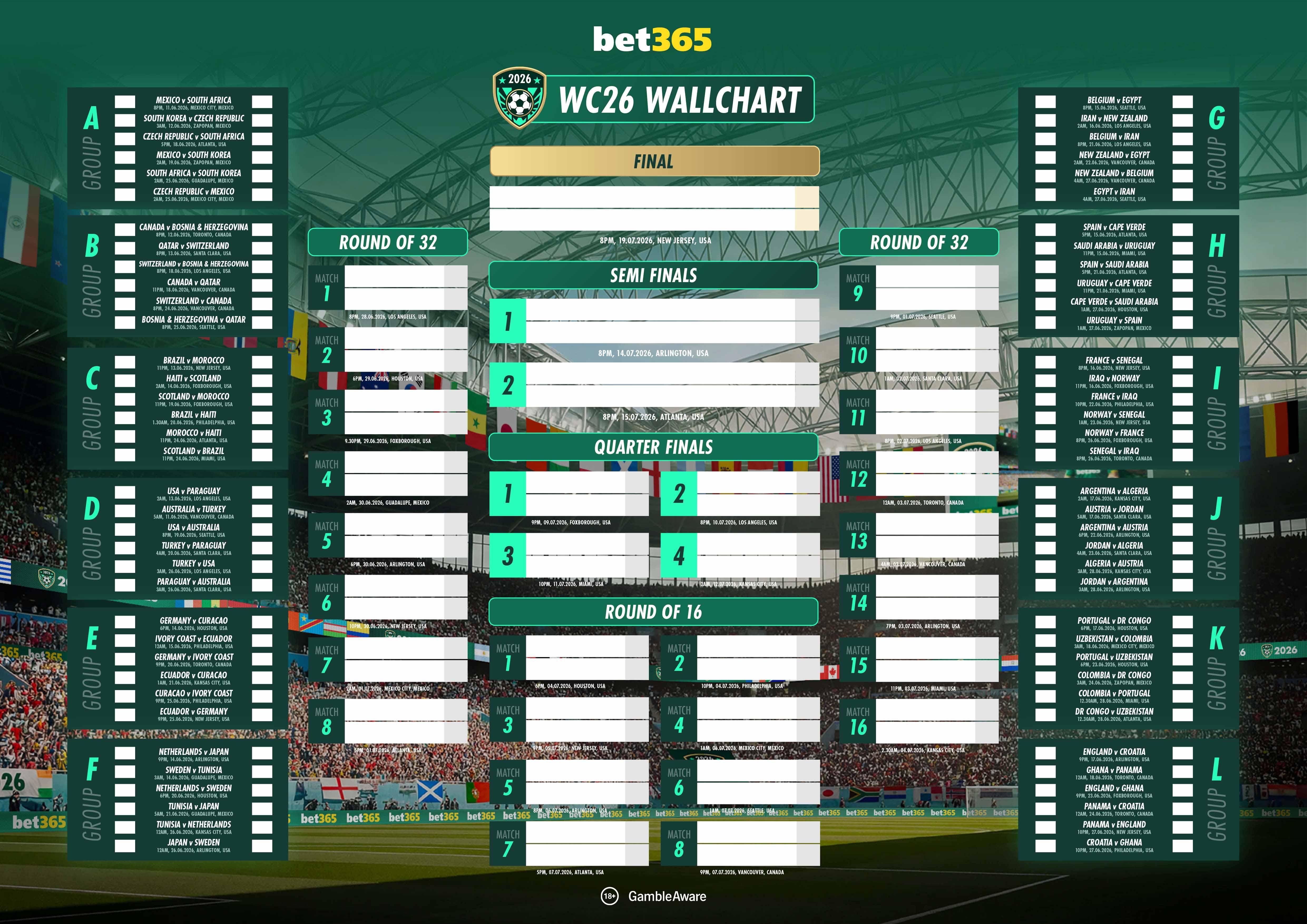 BRAND NEW WALLCHART