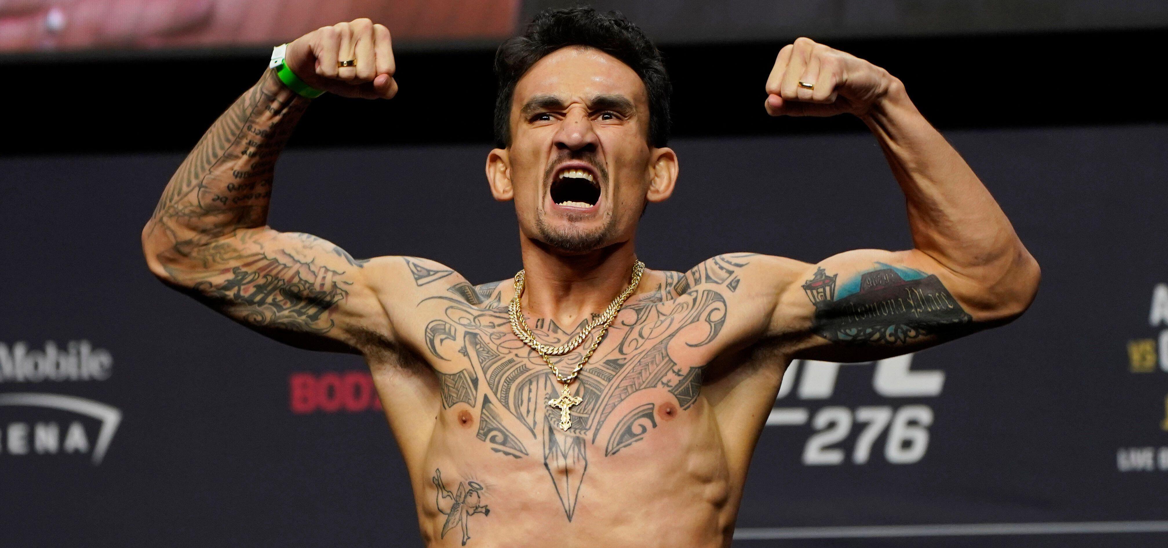 Max Holloway weigh in