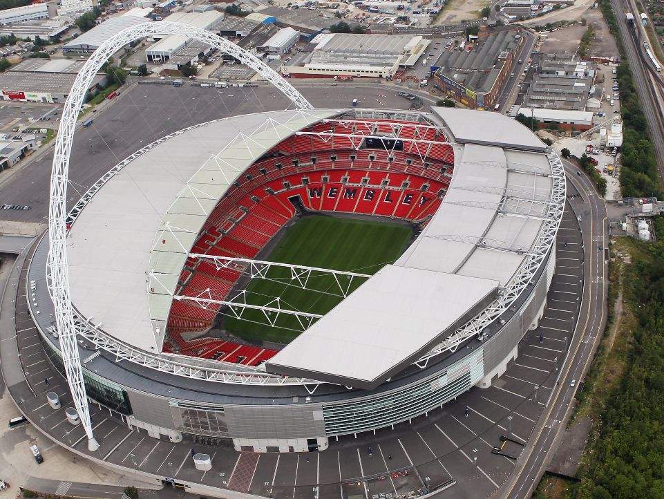 The League Cup final takes place at Wembley Stadium