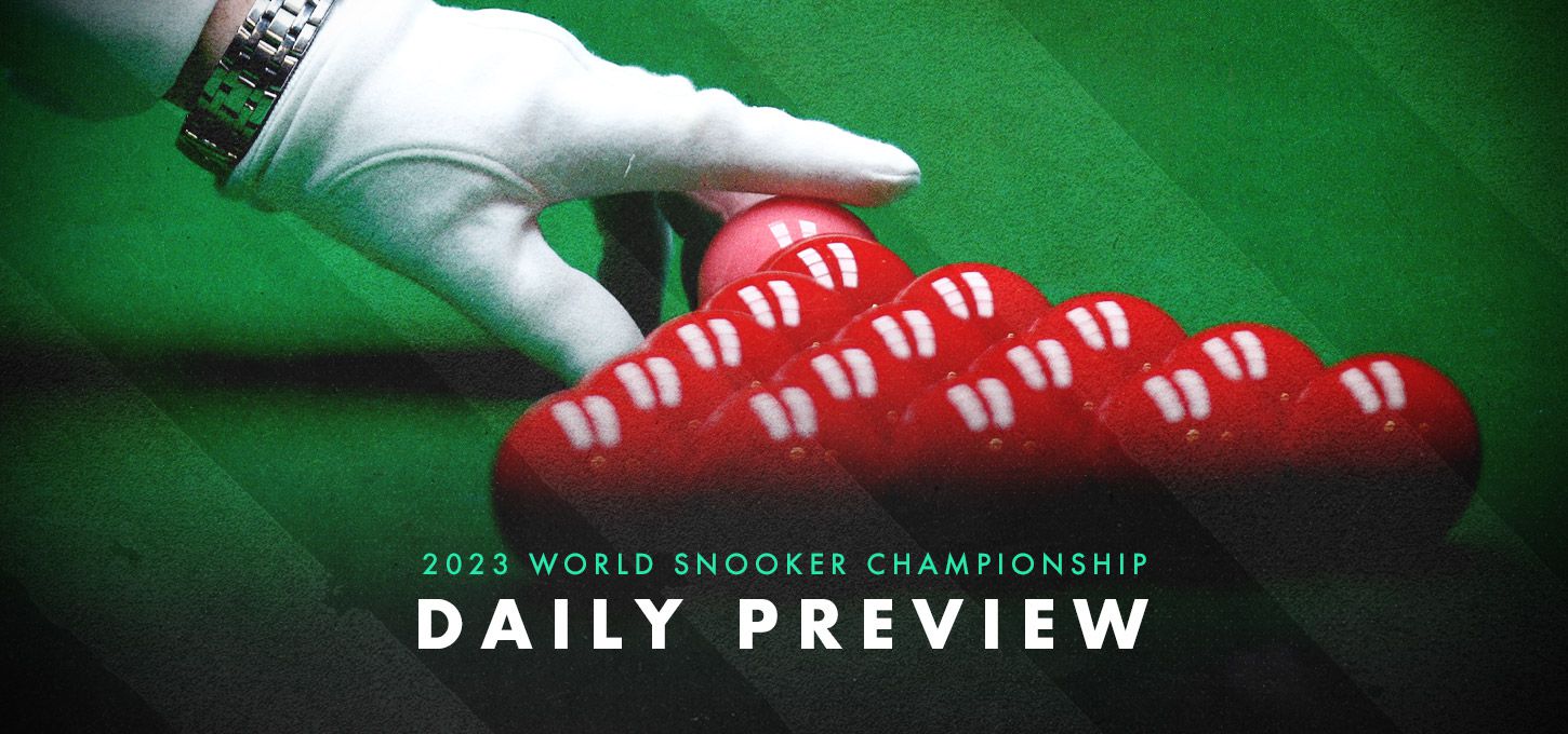 2023 World Snooker Championship Day 1 Preview Ronnie OSullivan begins title defence