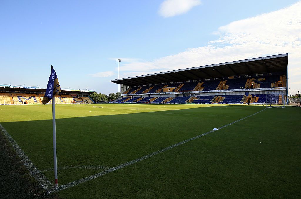 One Call Stadium, the home of Mansfield Town.