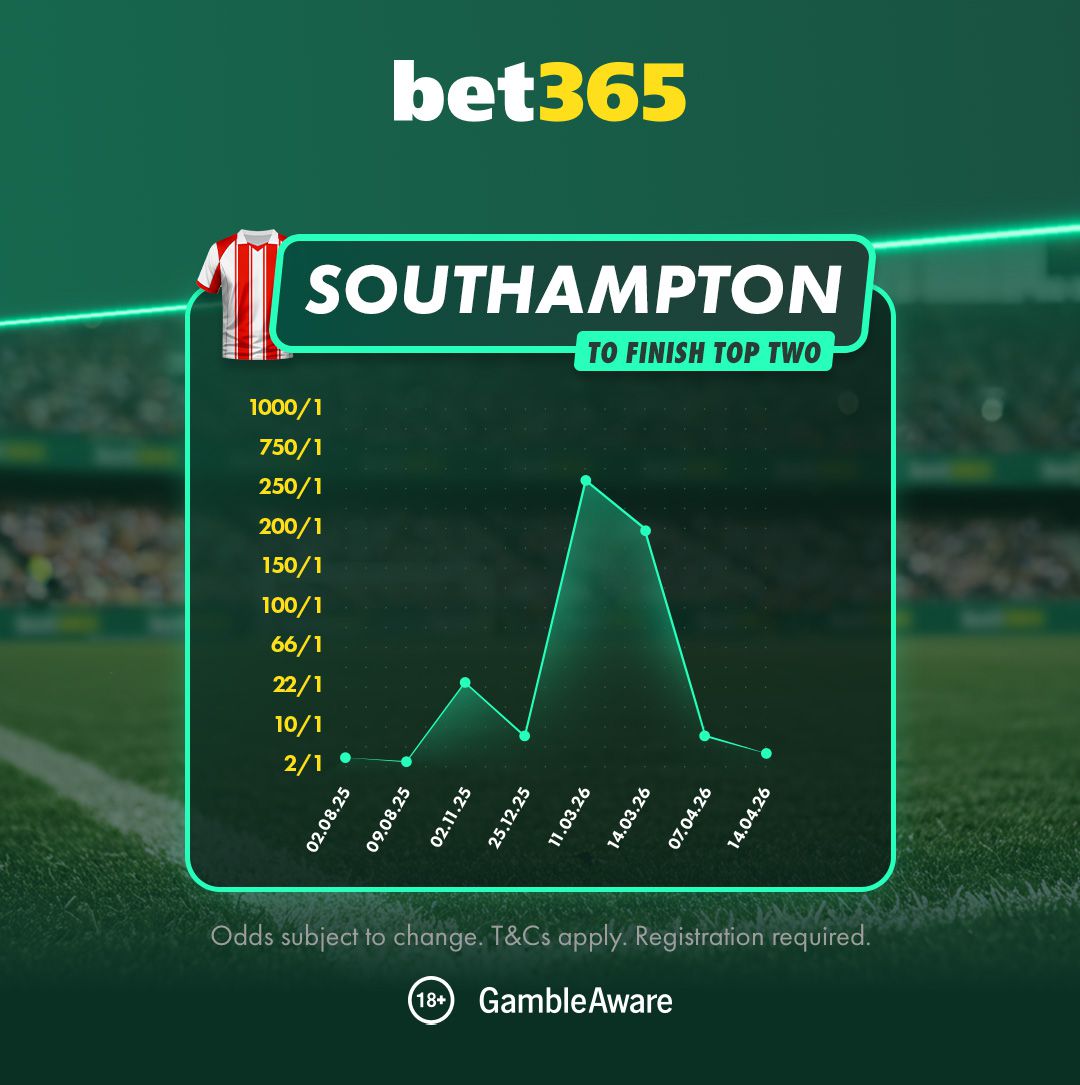 Southampton Odds infographic