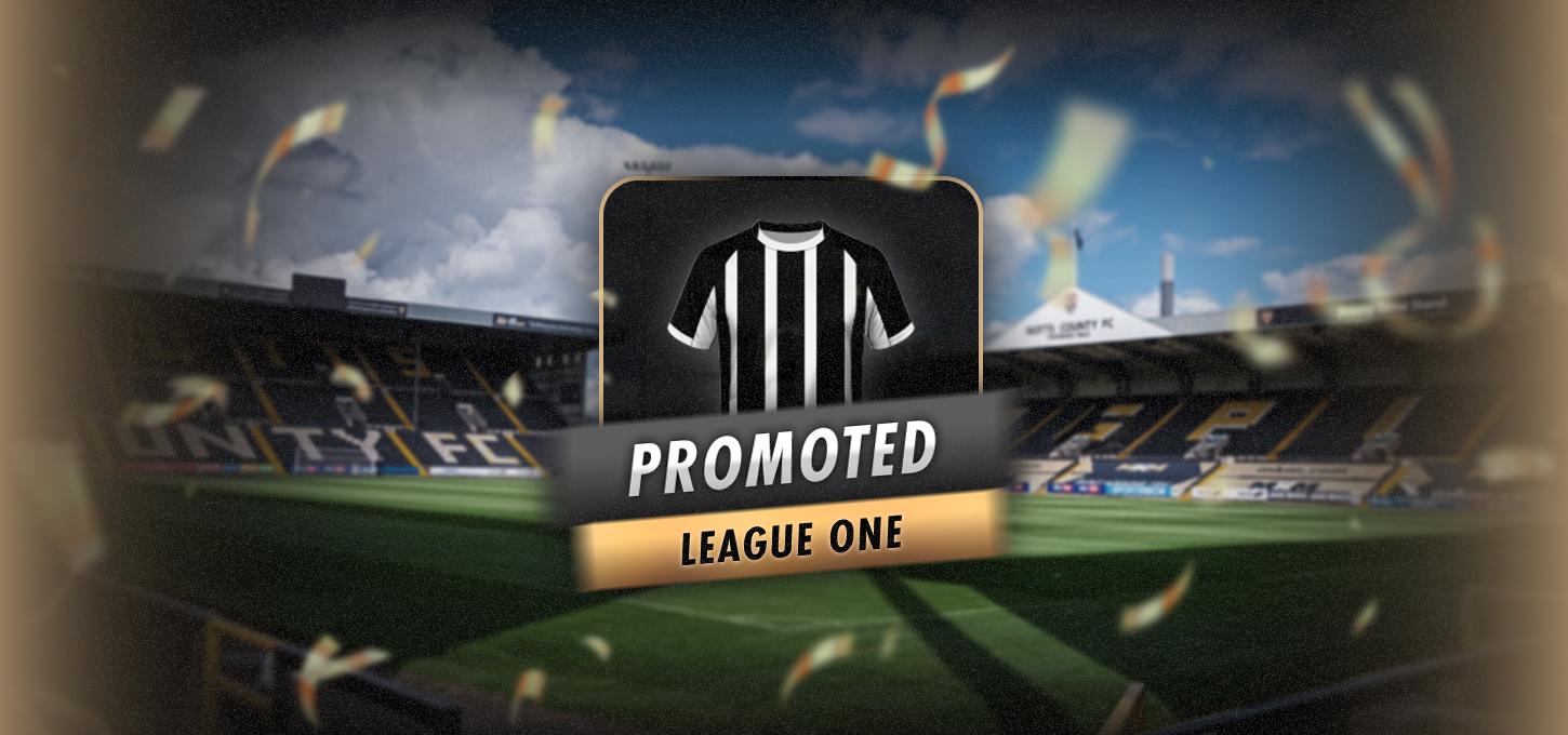 Notts County Promotion from League Two to League One