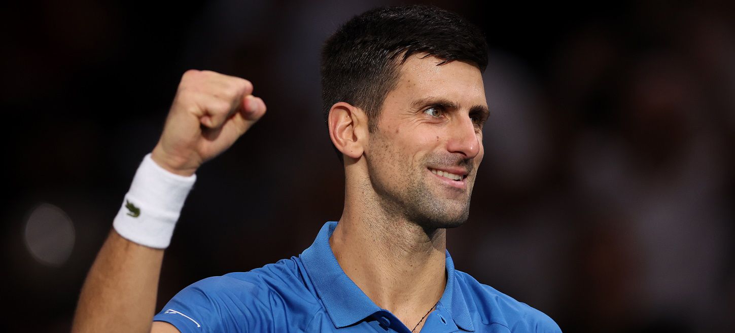 Novak Djkokovic ist beim Masters in Paris nunmehr seit 2019 ungeschlagen.