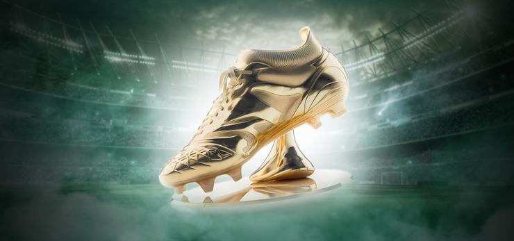 pokal fussball schuh