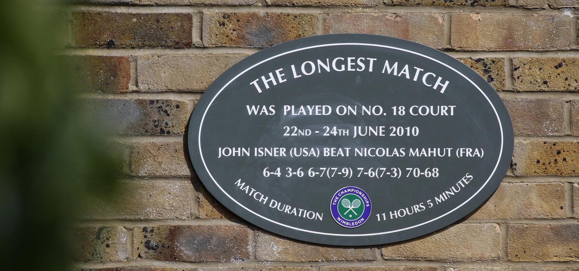 Wimbledon - Partita piú lunga