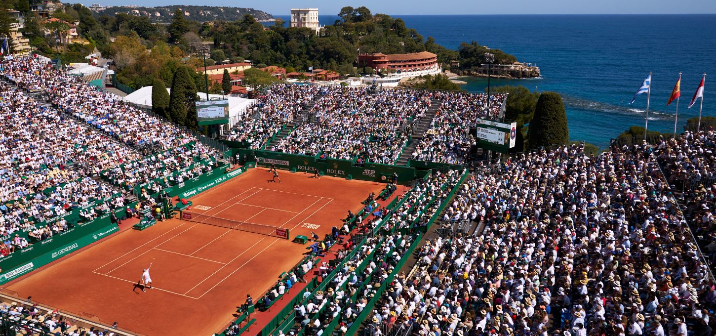 Tennis, gravel, Monte Carlo