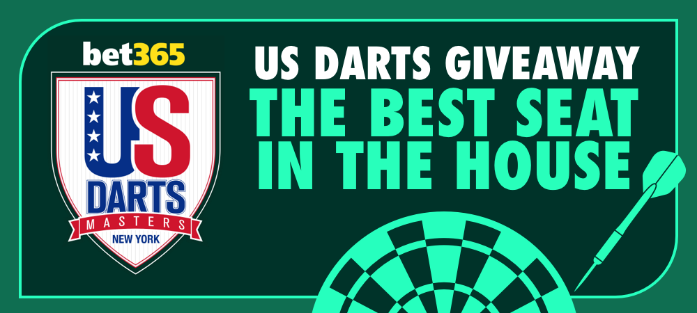 bet365 US Darts Masters 'Best Seat in the House' Giveaway