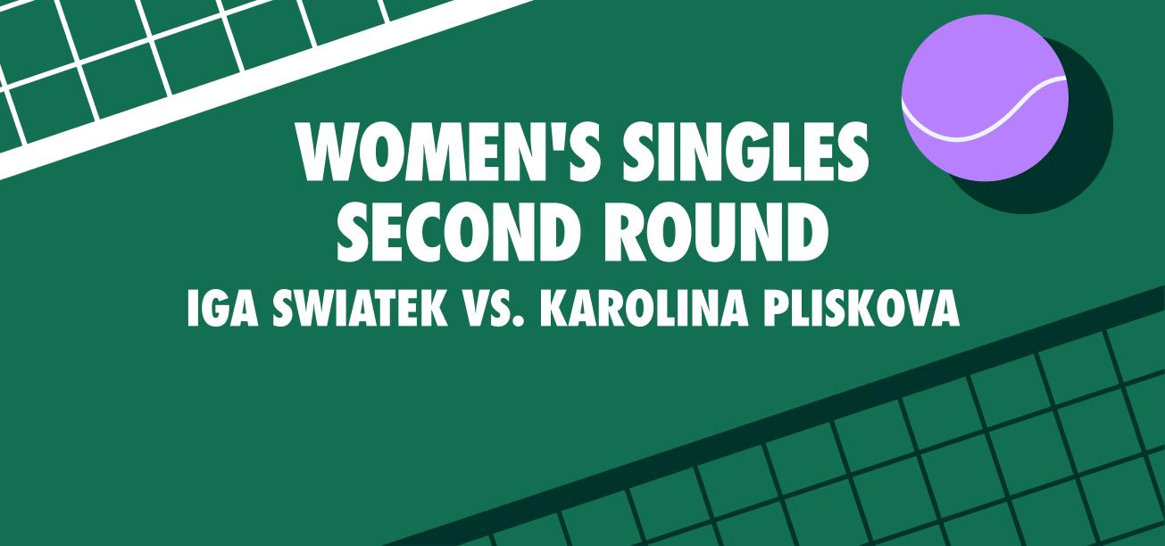 Iga Swiatek vs. Karolina Pliskova - Round 2