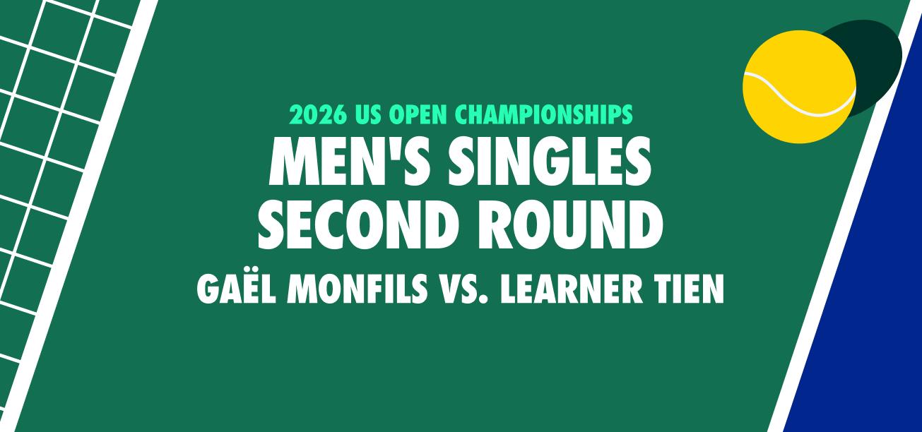 Gaël Monfils vs. Learner Tien Second Round Match