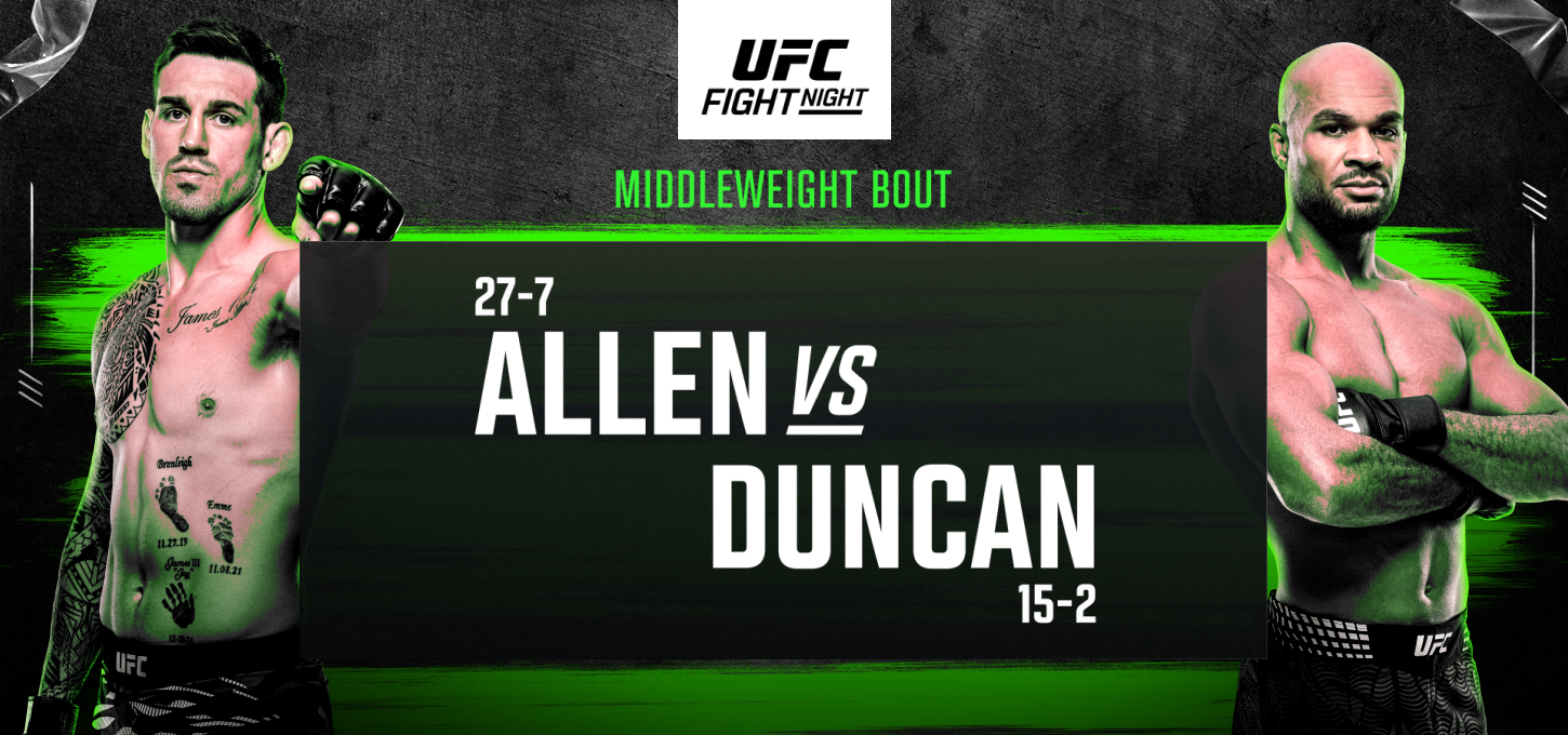 Allen vs. Duncan UFC Fight Night