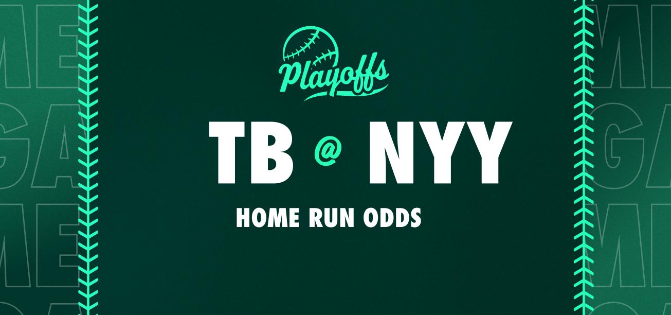 Yankees vs. Rays Home Run Odds