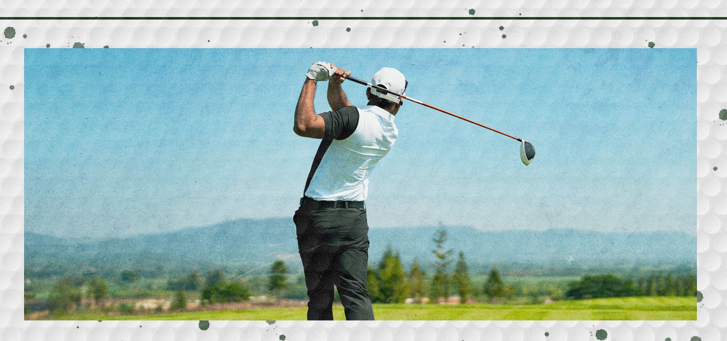 PGA Tour golfer teeing off on the course - golf