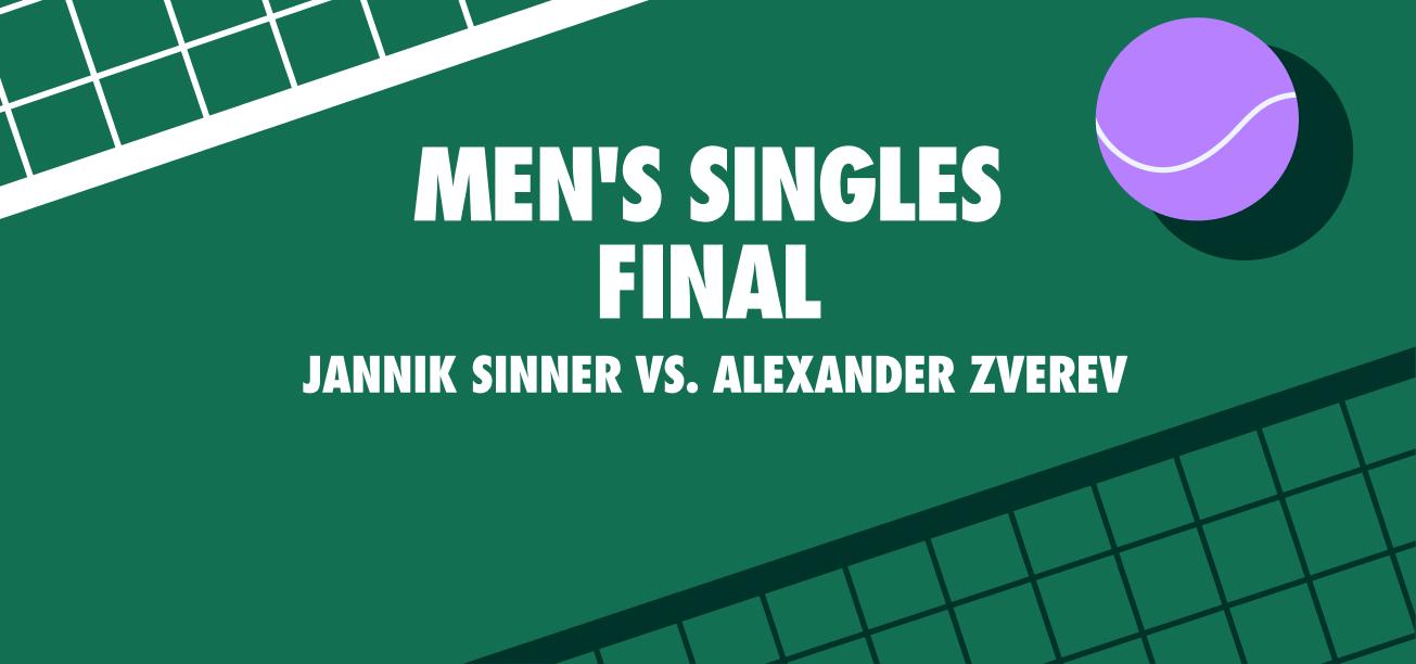 Jannik Sinner vs. Alexander Zverev Wimbledon Final