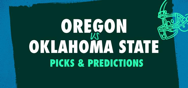 Oregon vs. Oklahoma State Predictions Graphic