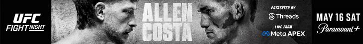 Allen vs. Costa UFC Fight Night Banner
