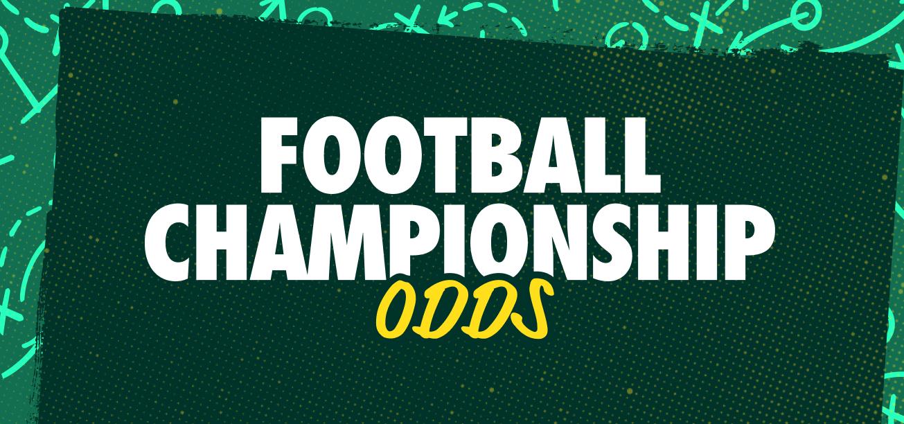 NFL Championship, Super Bowl Odds Graphic