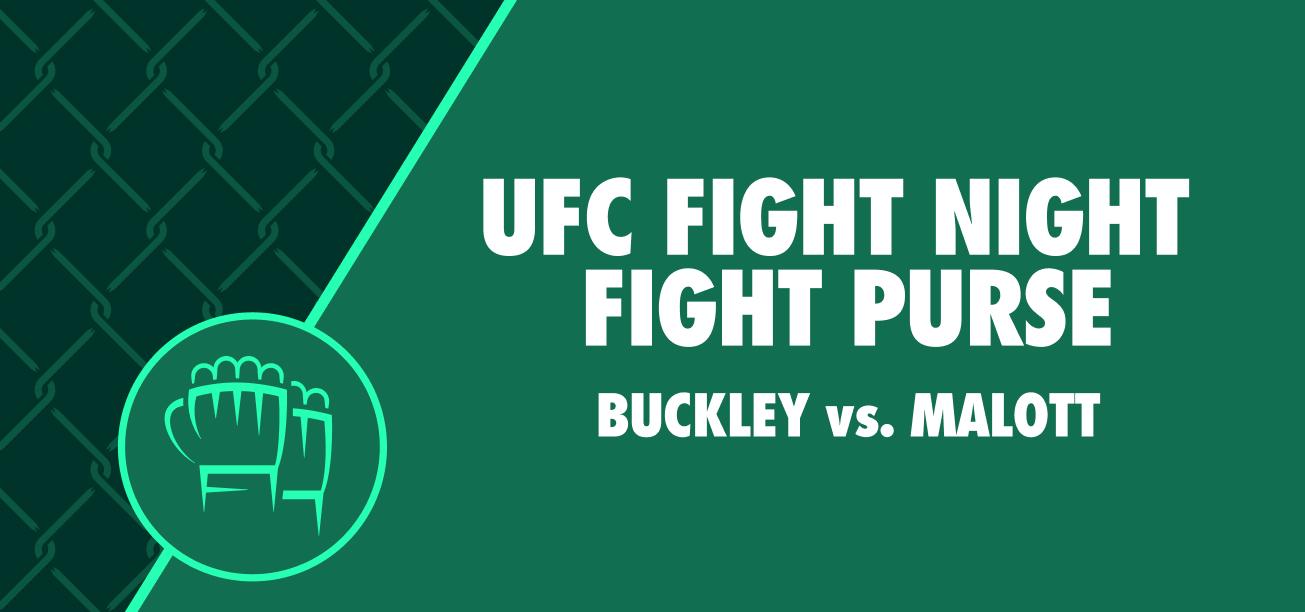 UFC Fight Night Purse Buckley vs. Malott