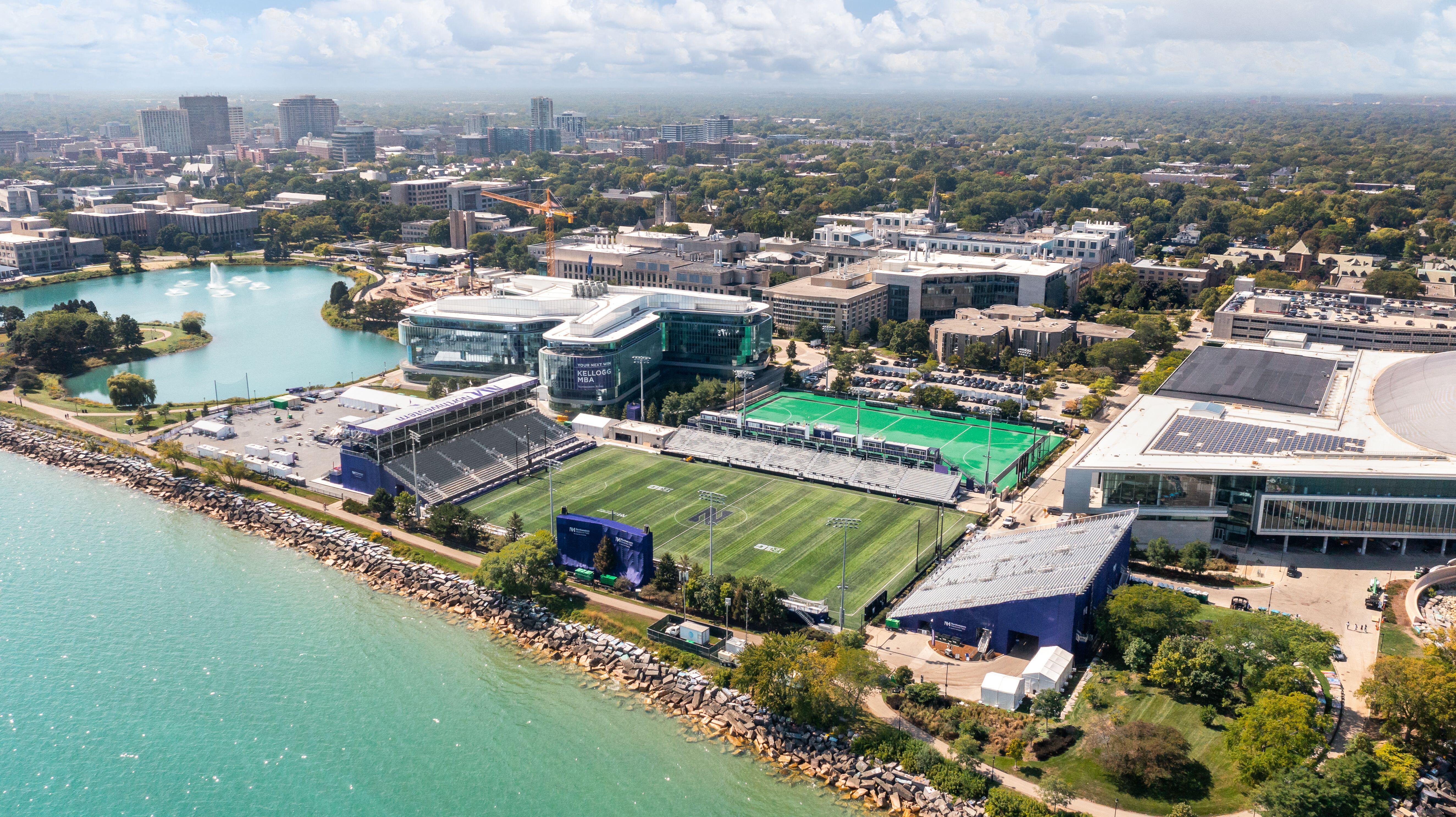 Northwestern university Temporary Stadium, Northwestern Medicine Field at Martin Stadium
