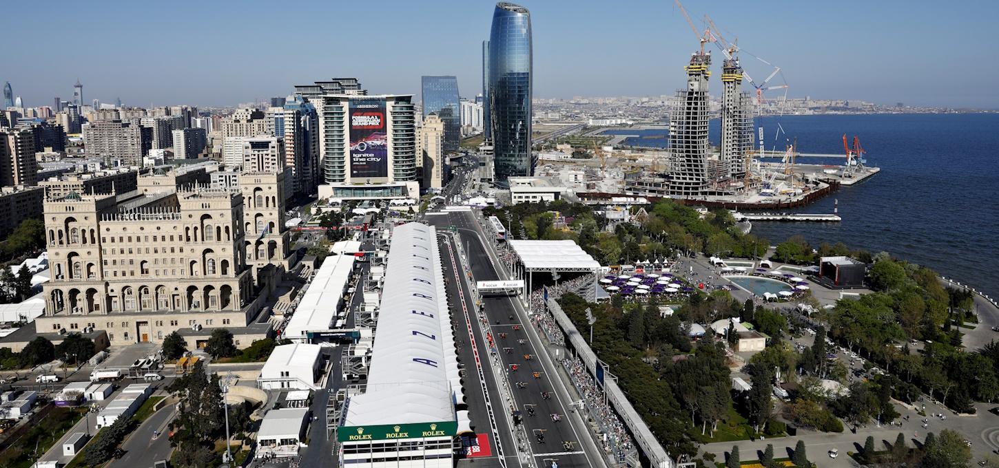 Baku City Circuit Start/Finish Line