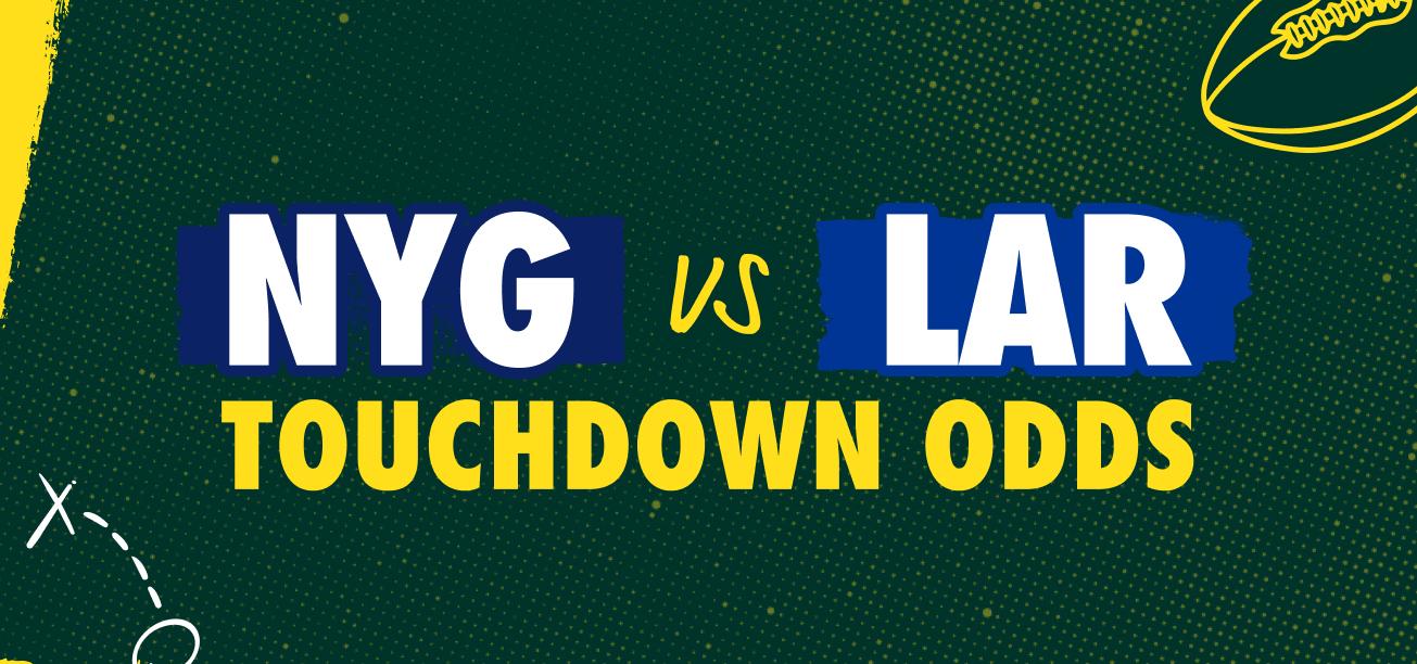 Giants vs. Rams Touchdown Scorer Odds