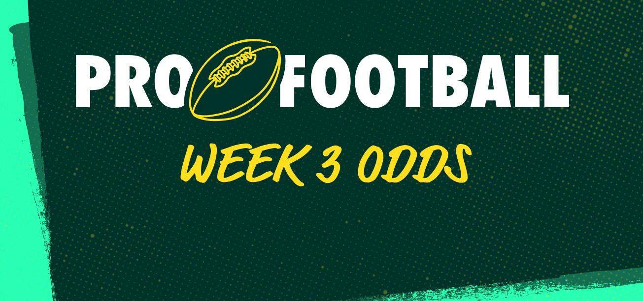 NFL Week 3 Odds