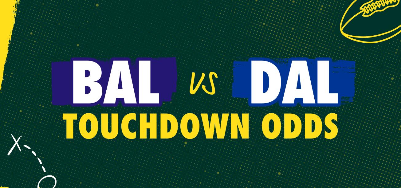 Baltimore Ravens vs. Dallas Cowboys Touchdown Scorer Odds in Rio De Janeiro, Brazil