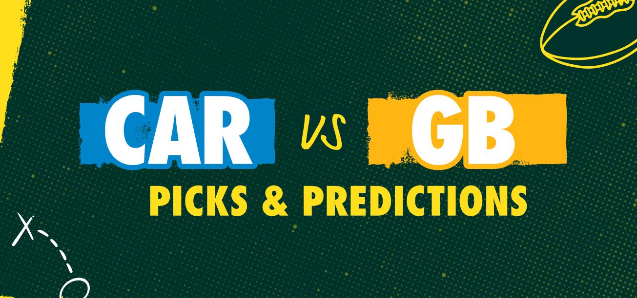 Panthers vs. Packers Picks & Predictions Graphic