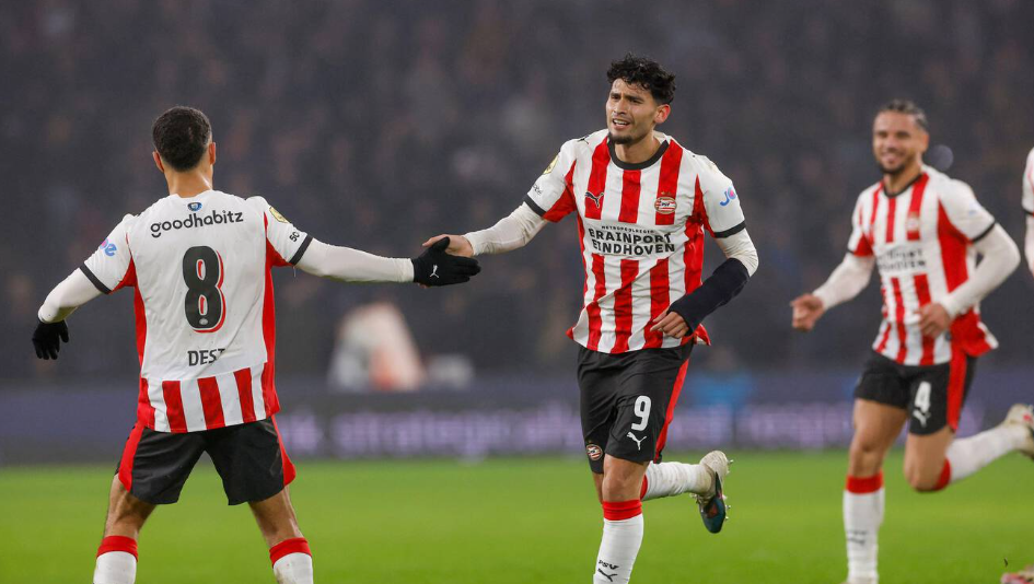 Ricardo Pepi and Sergino Dest for PSV Eindhoven