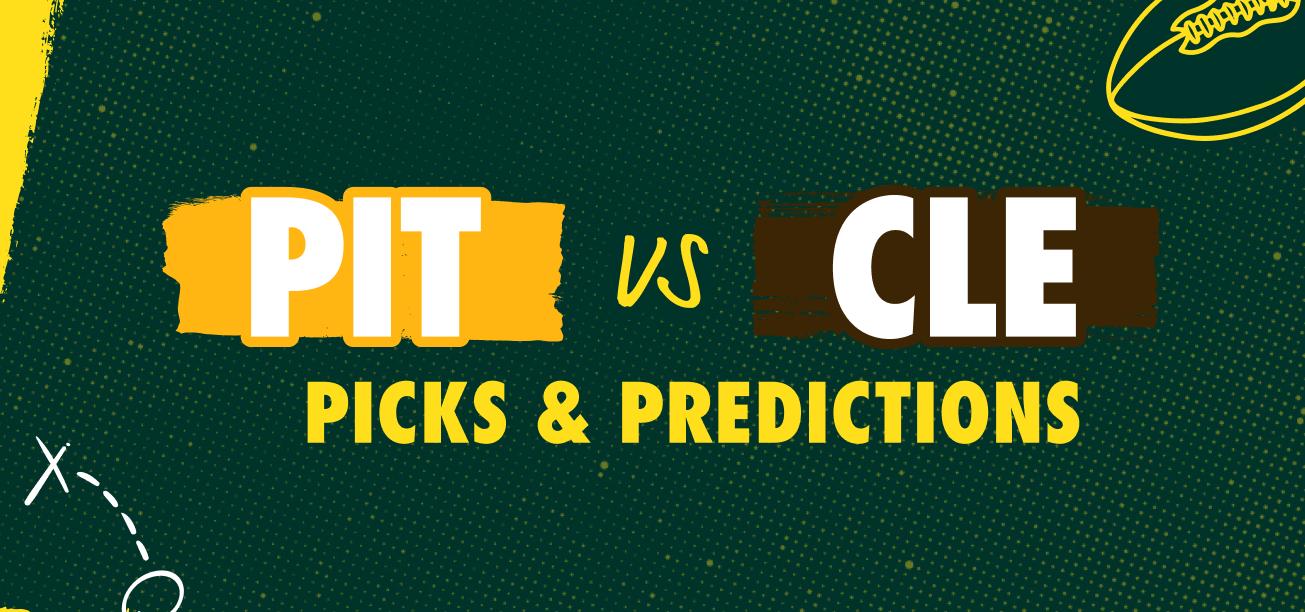 Steelers vs. Browns on TNF. Picks & Predictions Graphic
