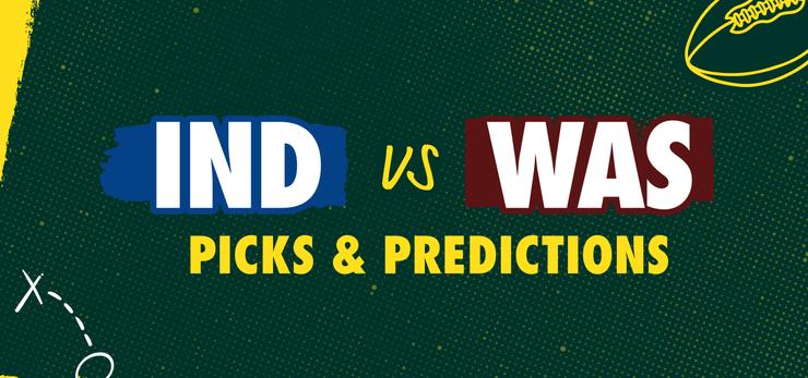 Colts vs. Commanders Picks & Predictions Graphic