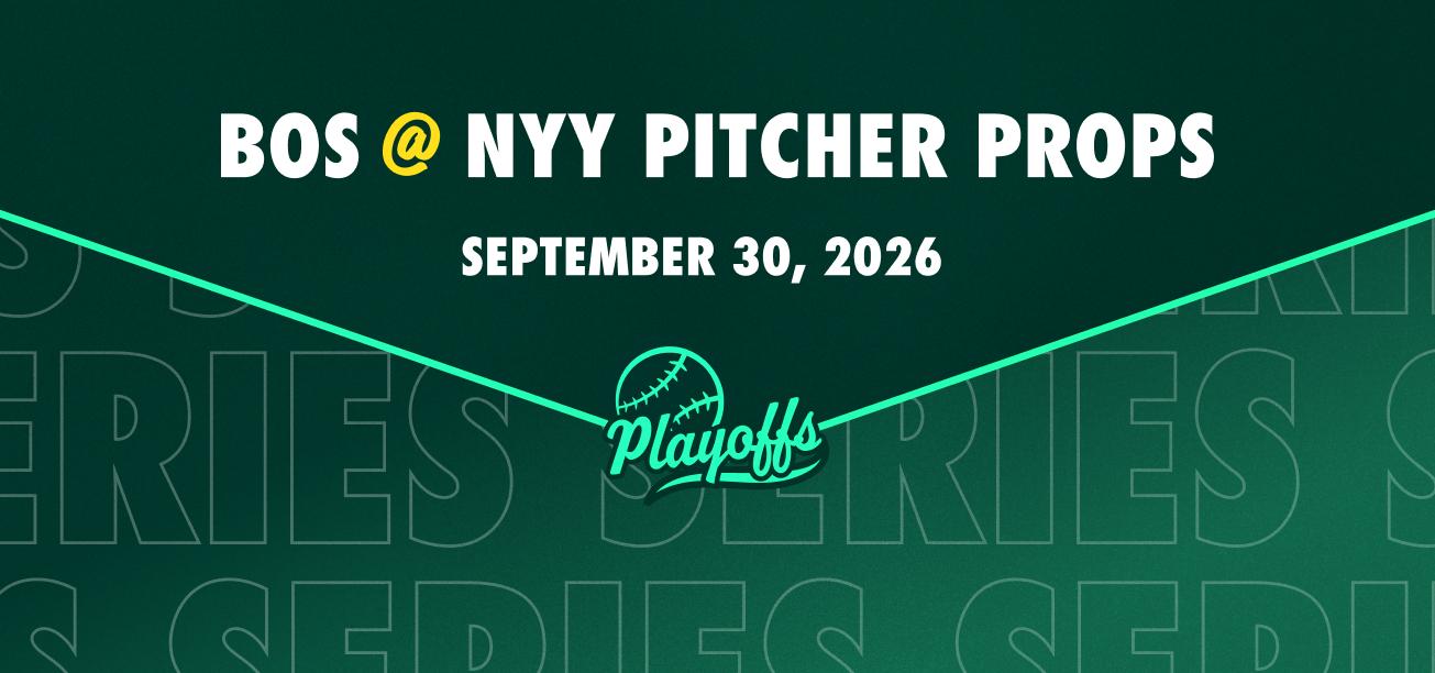 Sonny Gray vs. Max Fried Pitcher Props in Game 2 of Wild Card between Red Sox and Yankees (September 30, 2026) Graphic