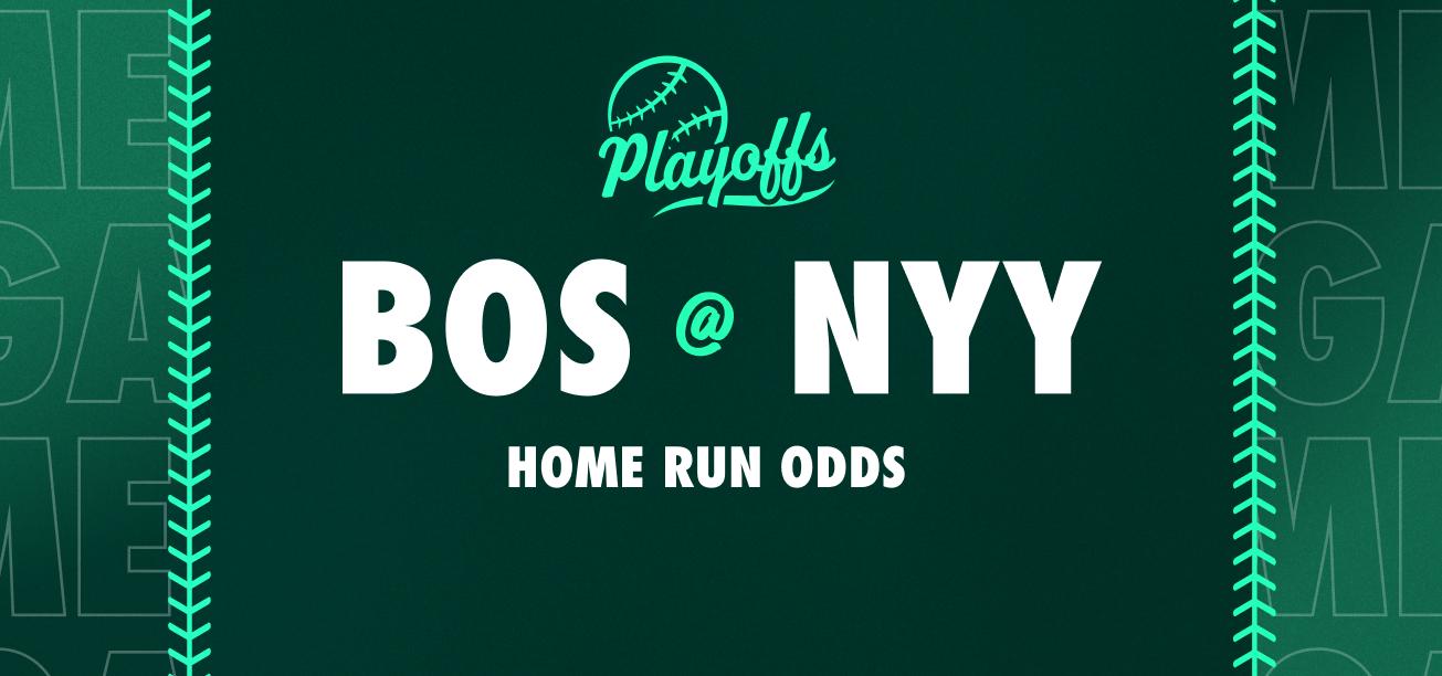 Red Sox vs. Yankees Home Run Odds
